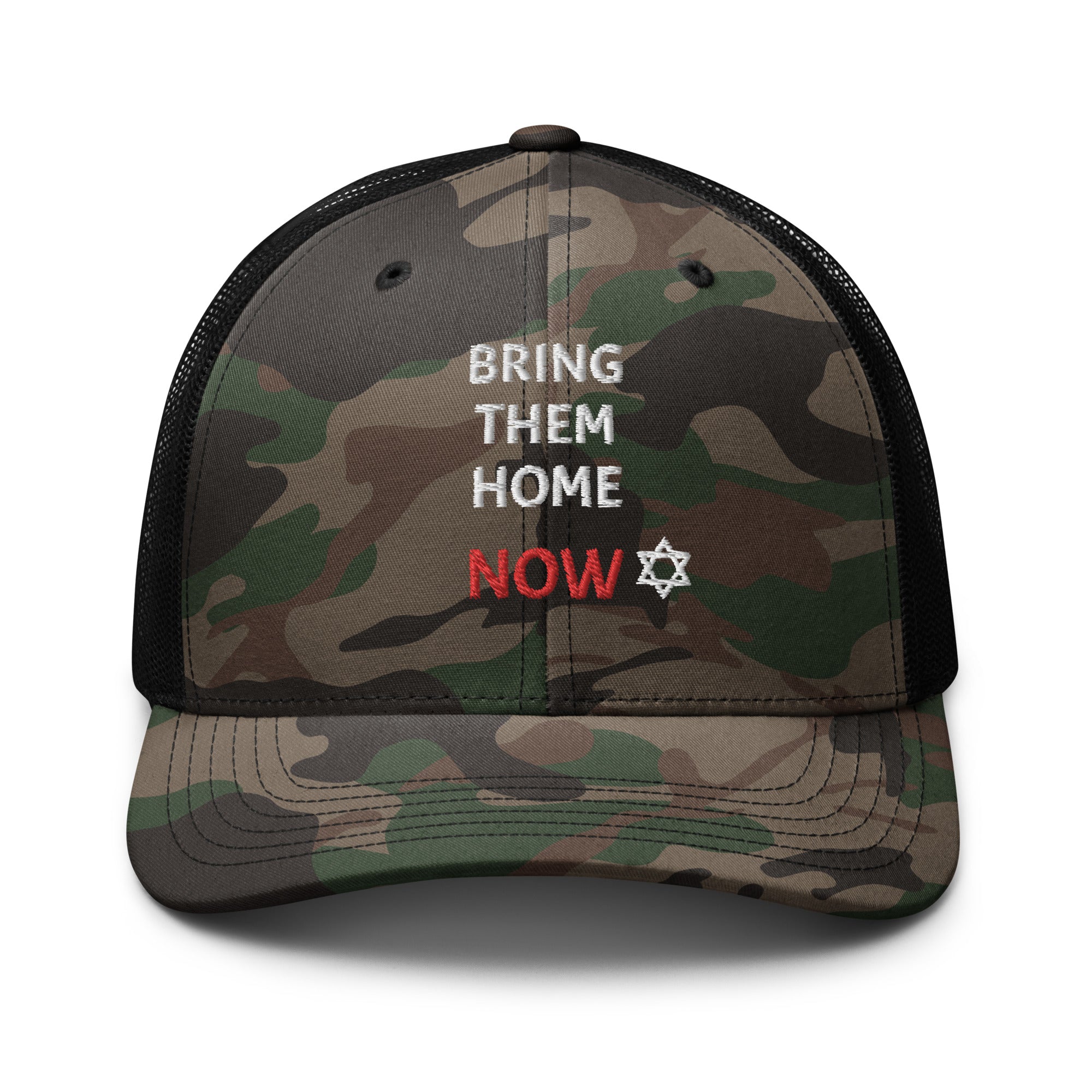 Bring Them Home Now - Camouflage trucker hat