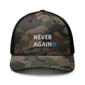 Never Again - Camouflage trucker hat