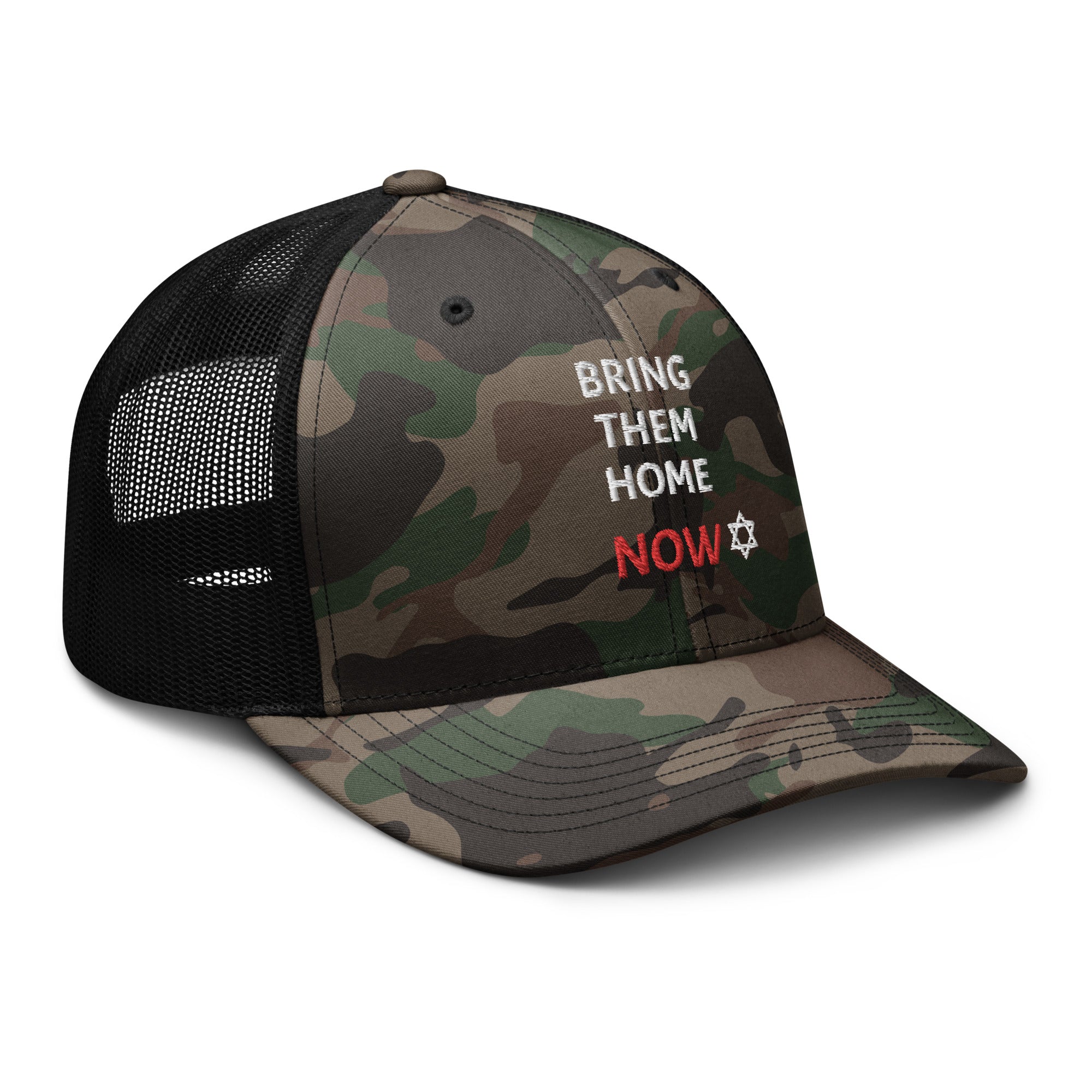 Bring Them Home Now - Camouflage trucker hat
