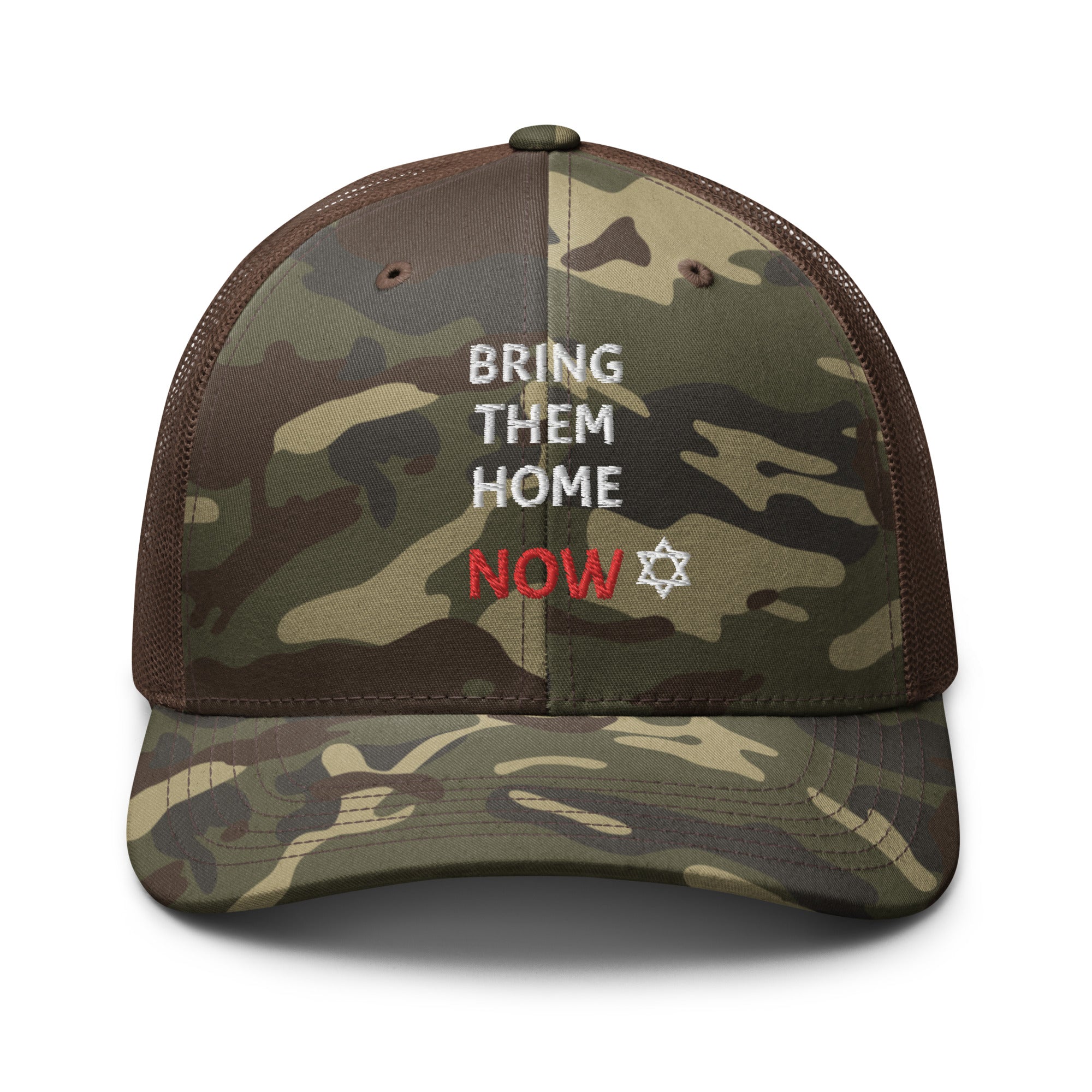 Bring Them Home Now - Camouflage trucker hat