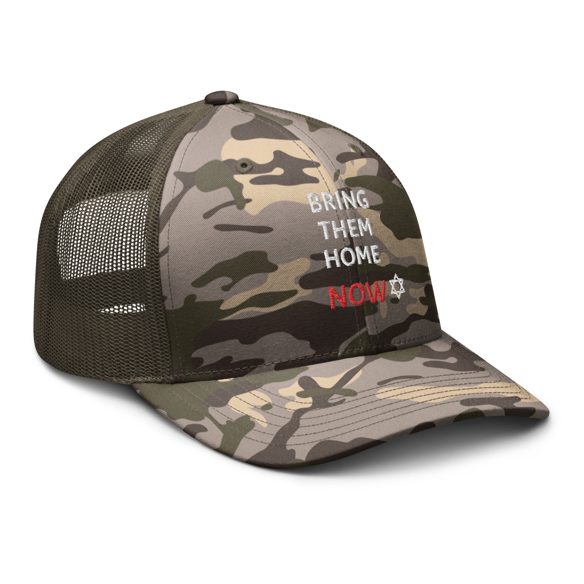 Bring Them Home Now - Camouflage trucker hat