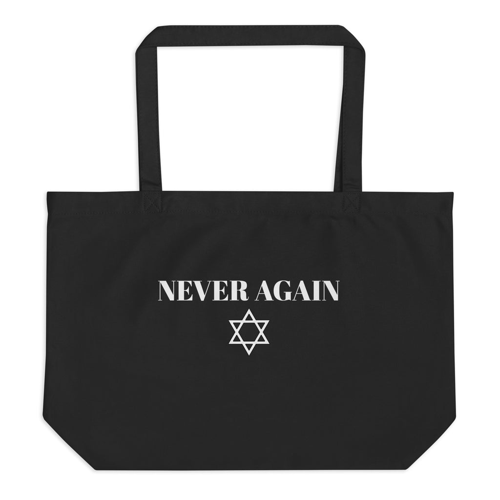 Never Again - Large organic tote bag