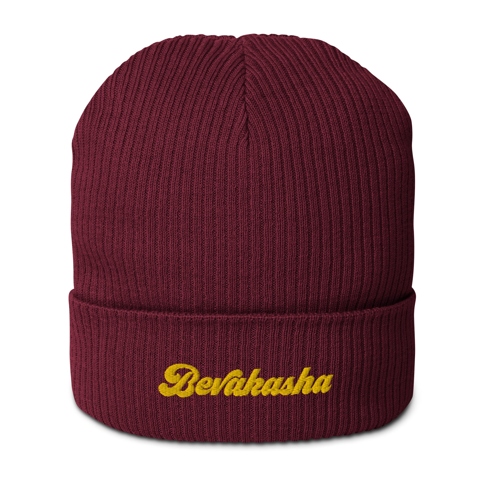 Bevakasha Organic Ribbed Beanie Atlantis Nelson