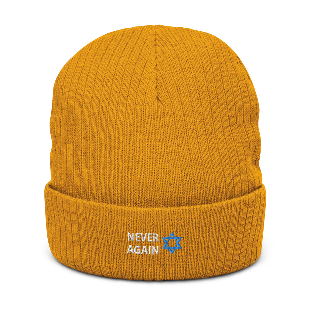 Never Again - Ribbed knit beanie