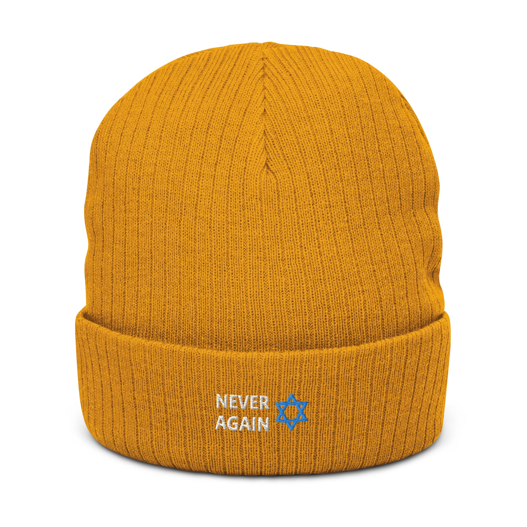 Never Again - Ribbed knit beanie