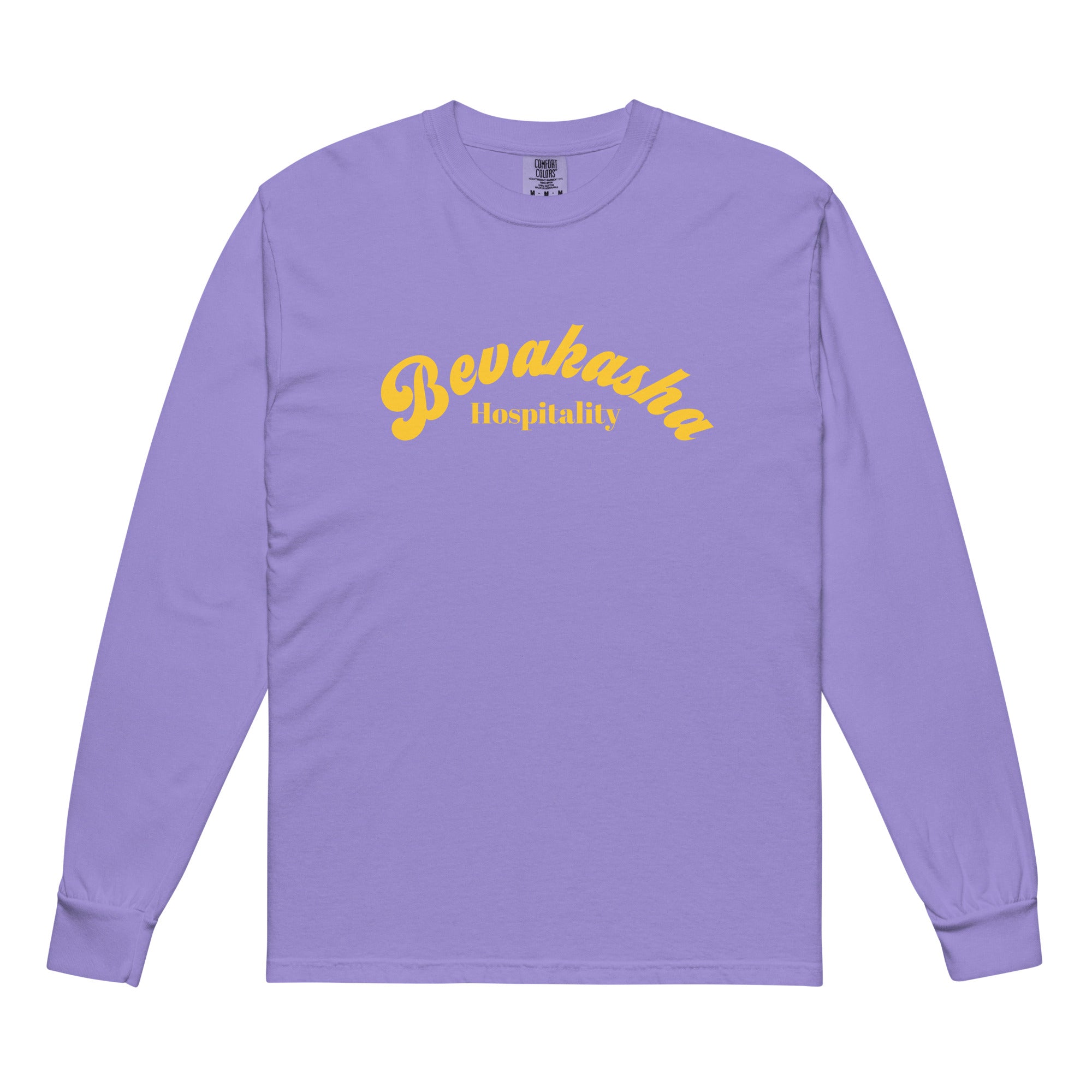 Bevakasha Garment-Dyed Heavyweight Long-Sleeve Shirt Comfort Colors 6014