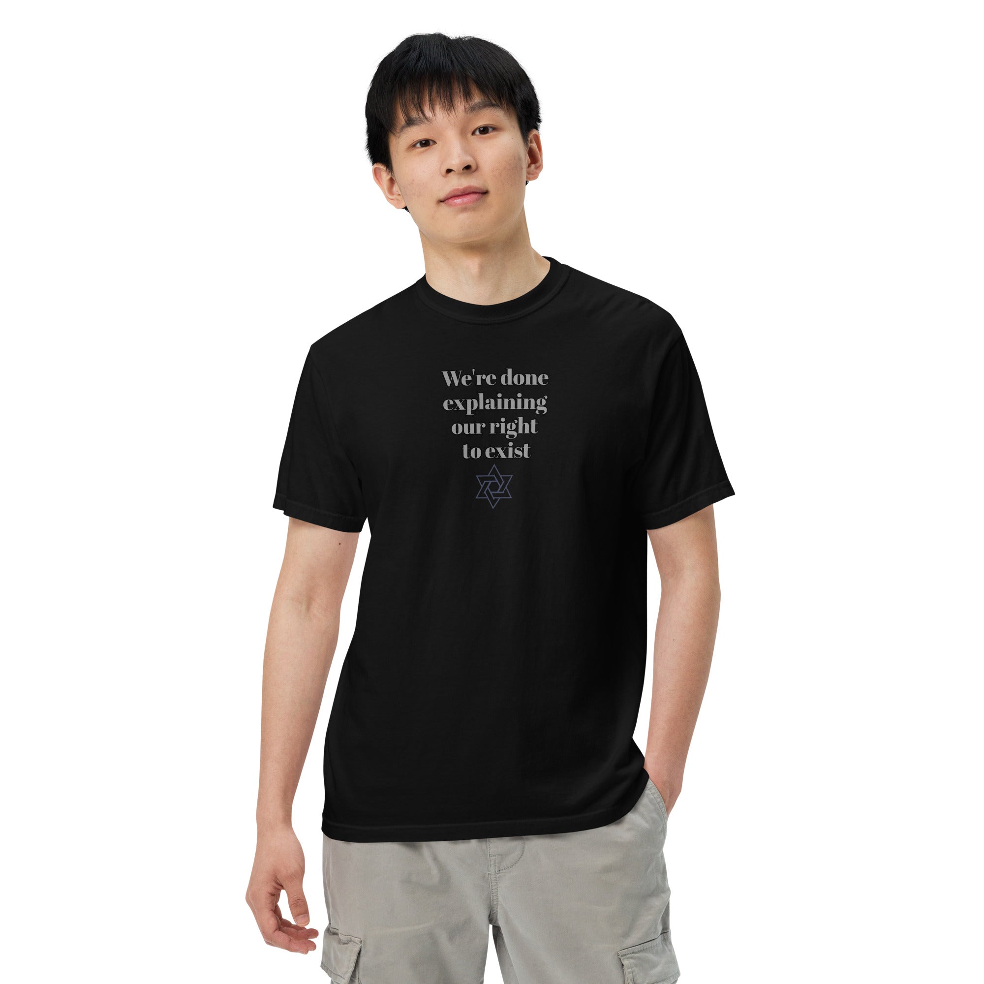 We're done heavyweight tee