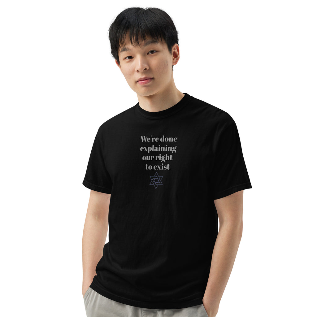 We're done heavyweight tee