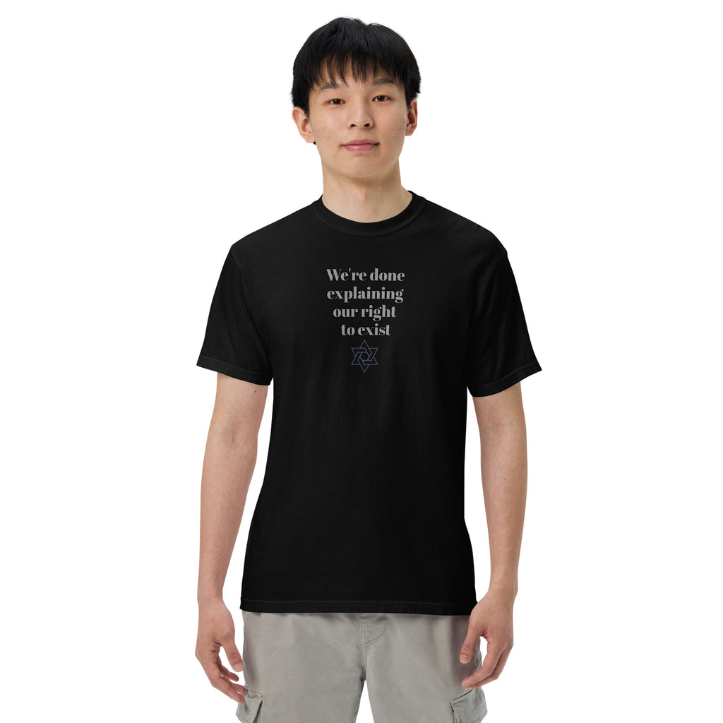 We're done heavyweight tee