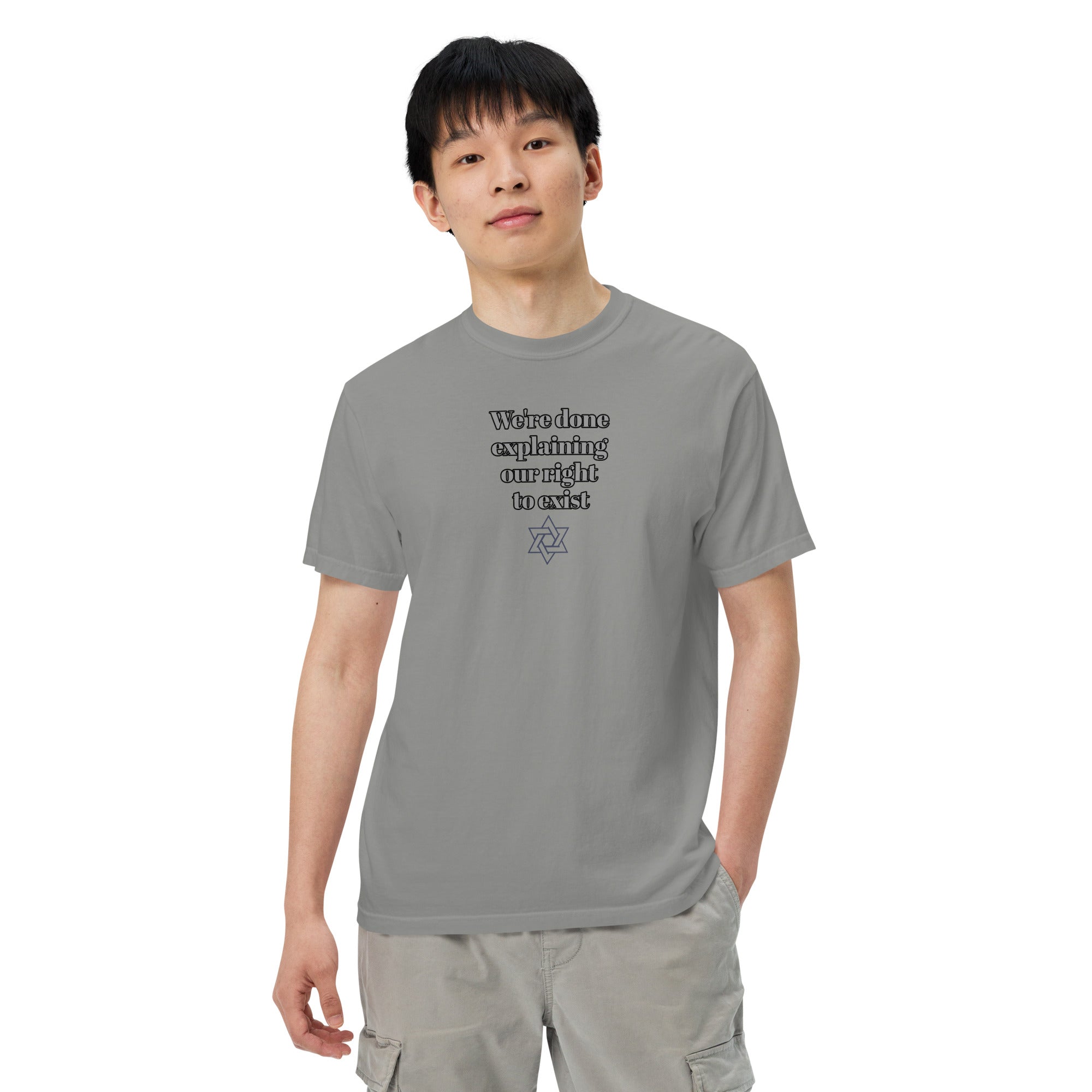 We're done heavyweight tee
