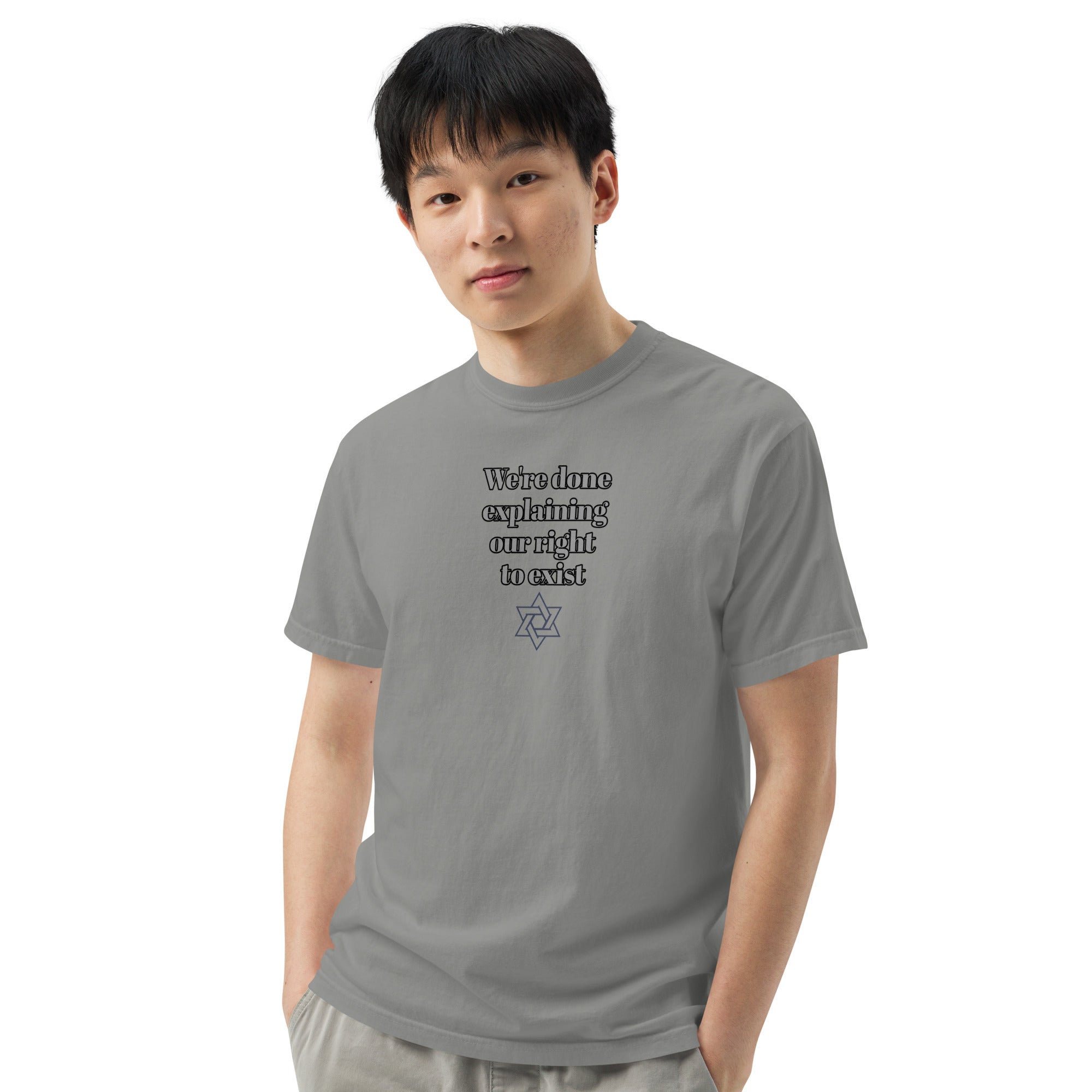 We're done heavyweight tee