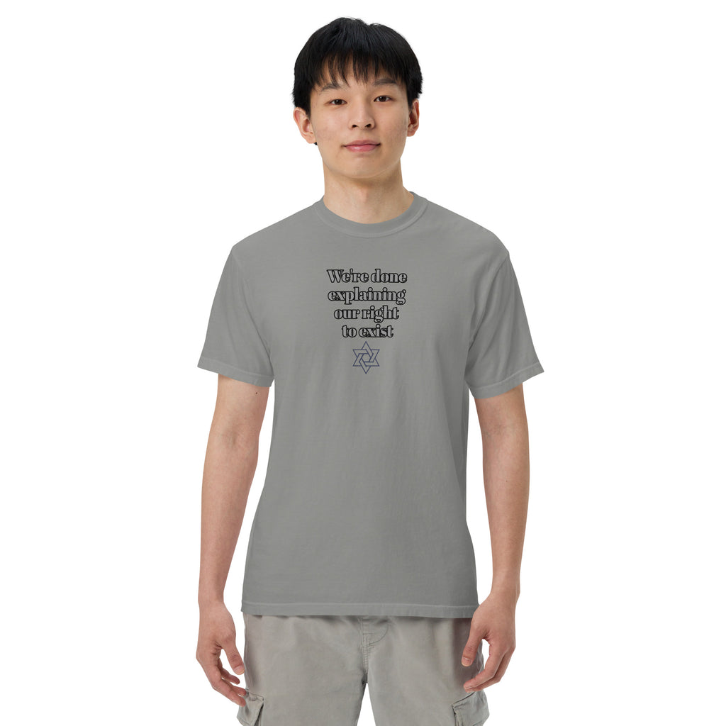 We're done heavyweight tee