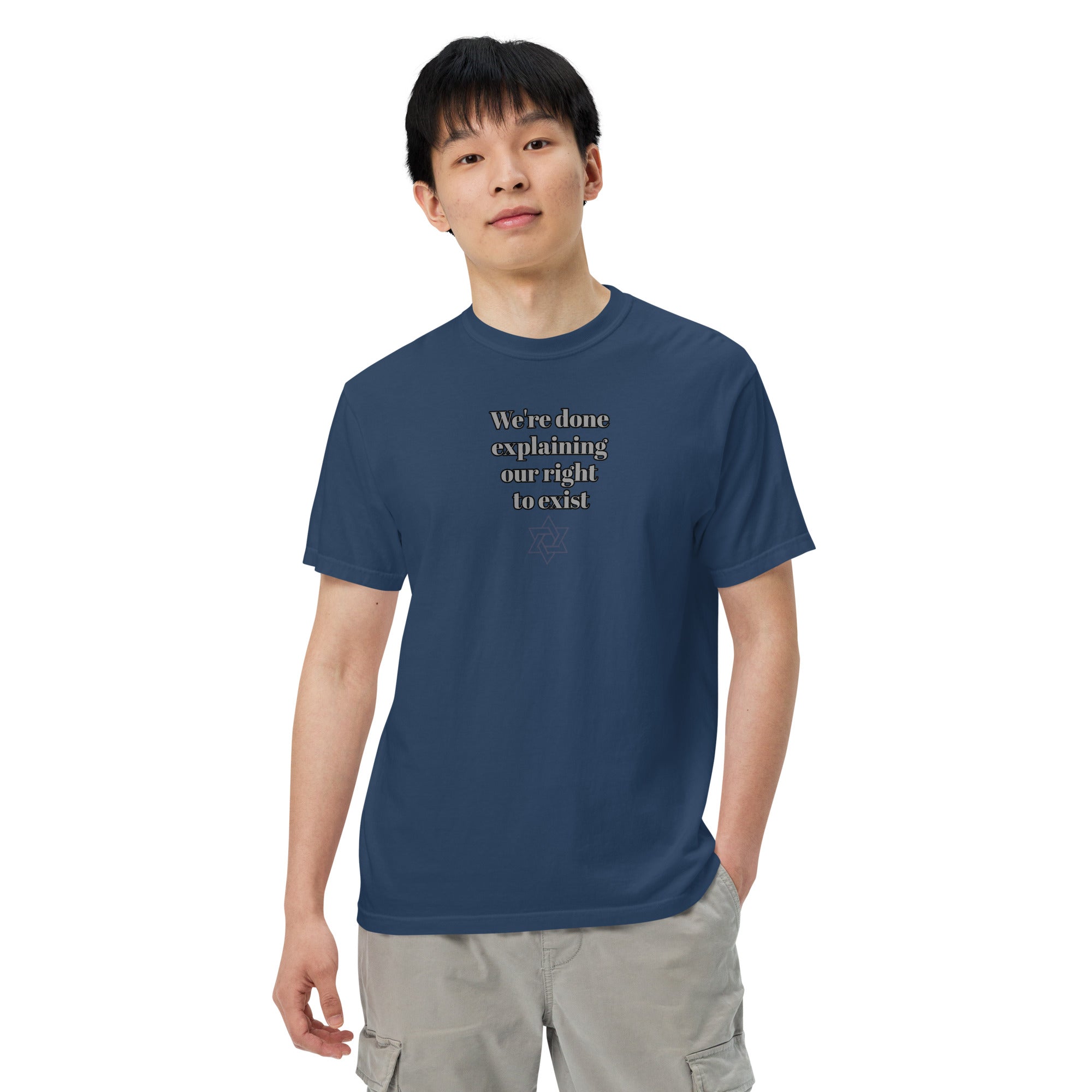 We're done heavyweight tee