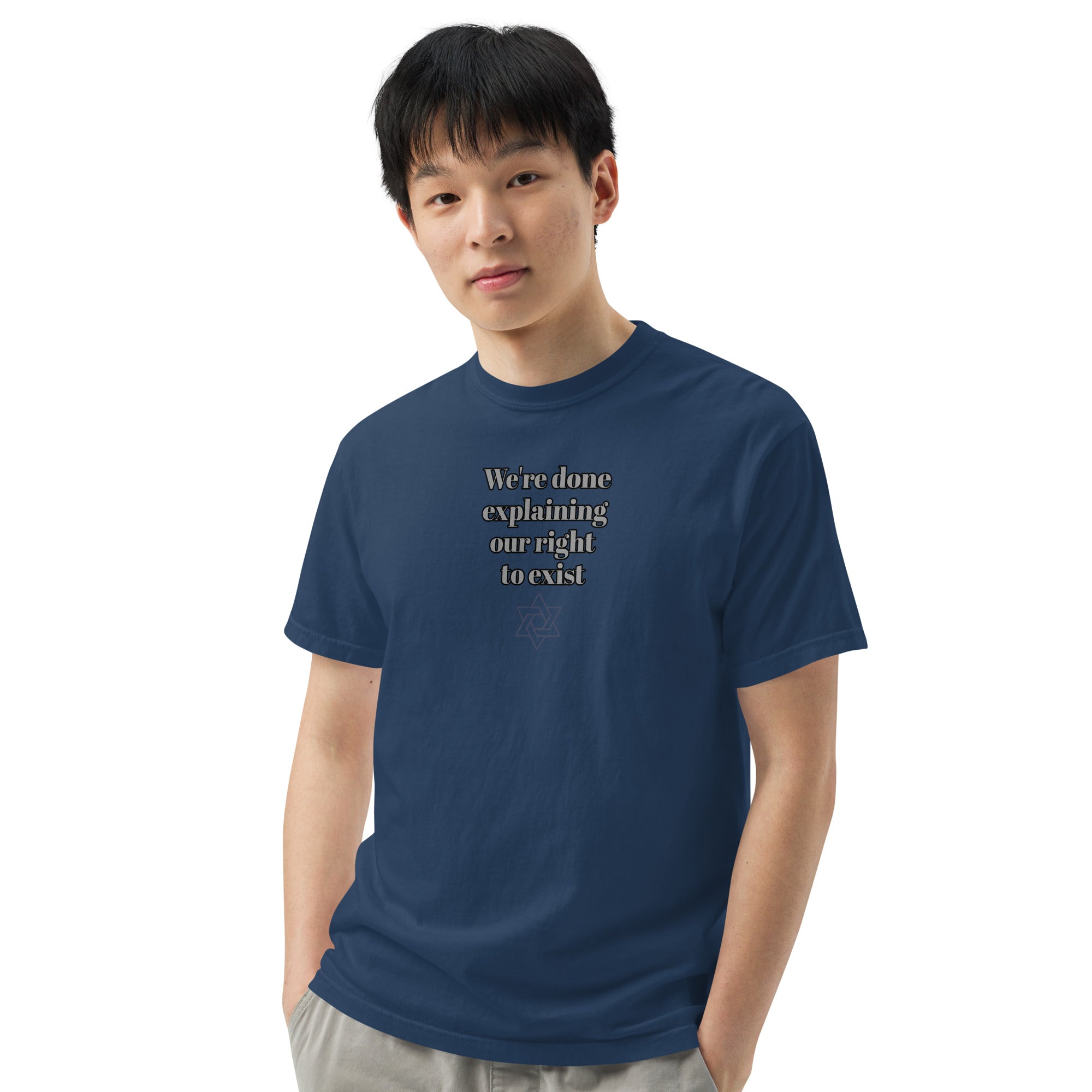 We're done heavyweight tee