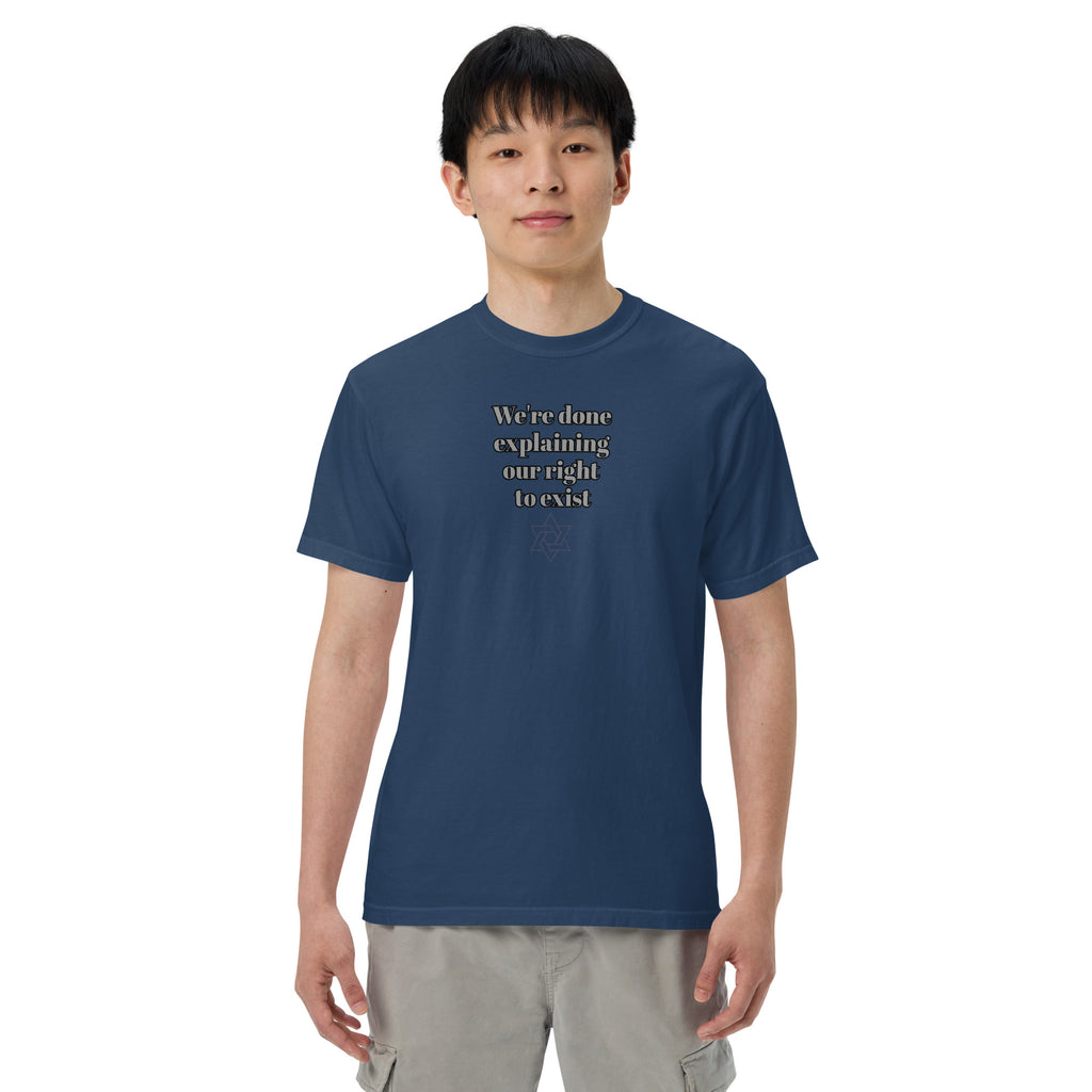 We're done heavyweight tee