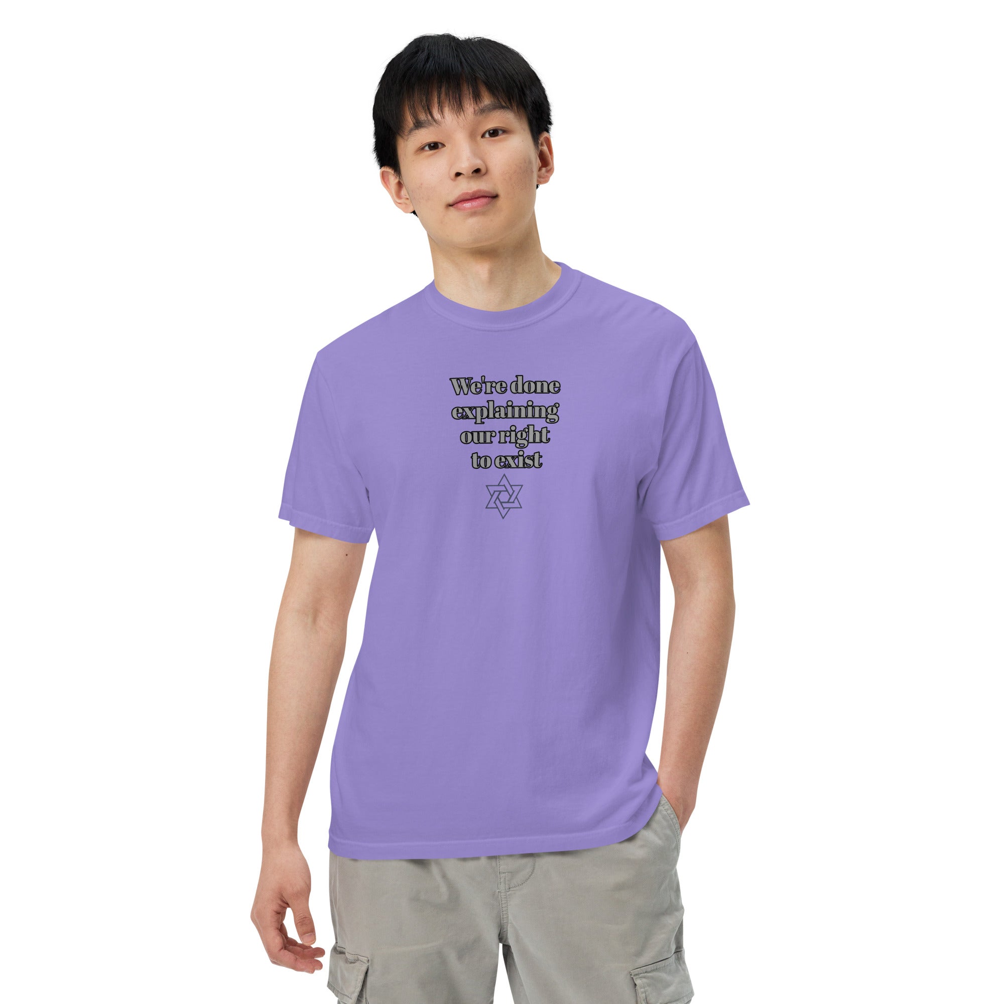 We're done heavyweight tee