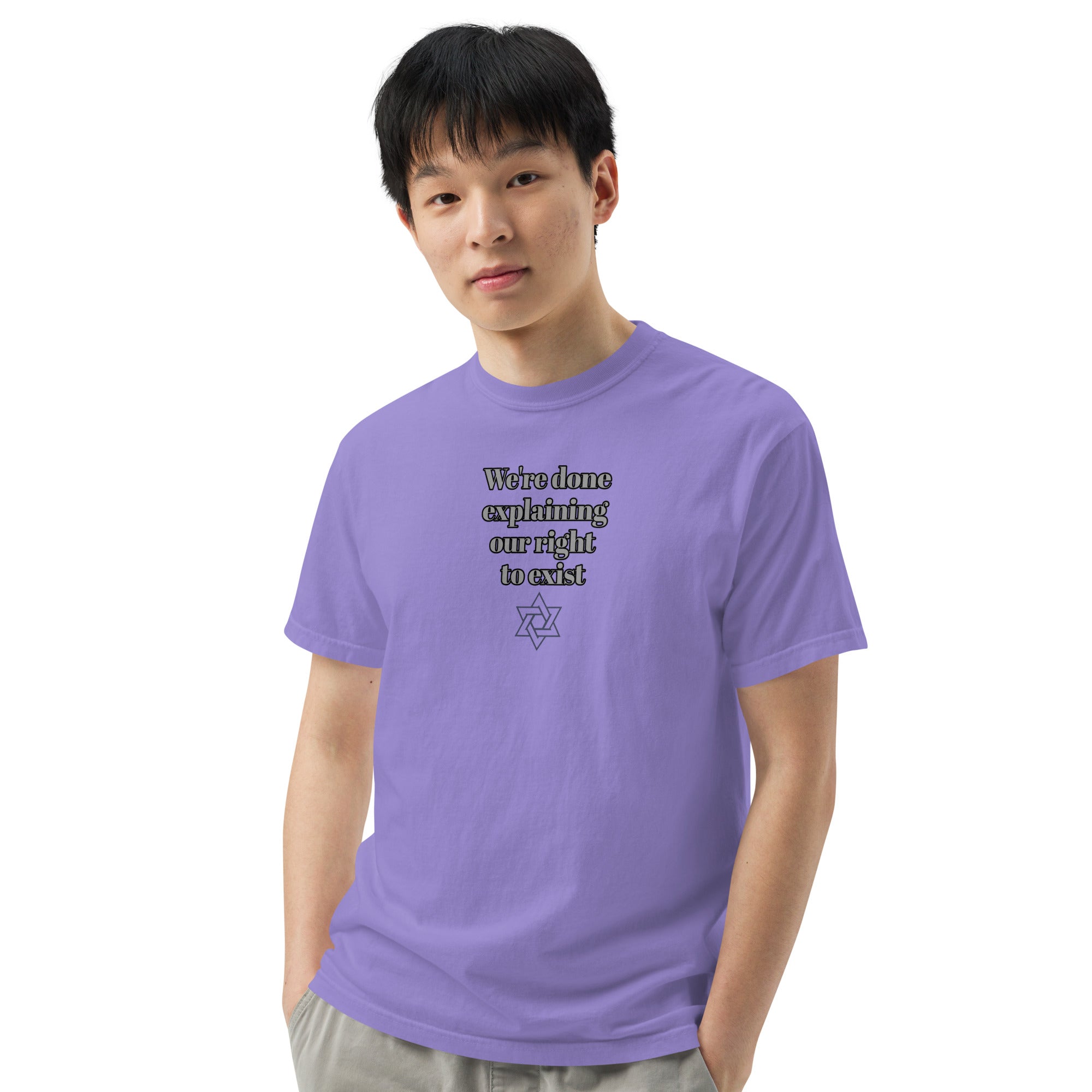 We're done heavyweight tee