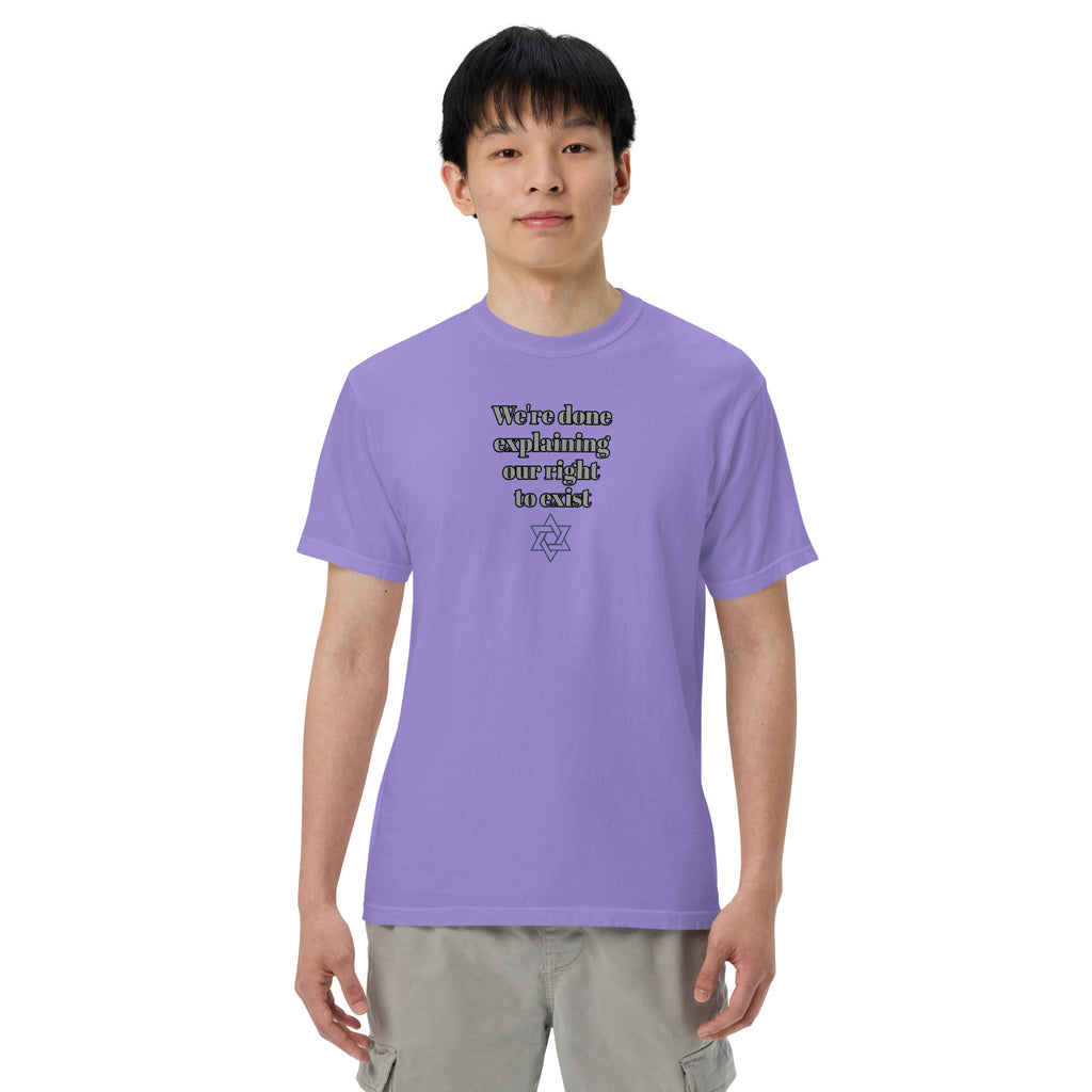 We're done heavyweight tee