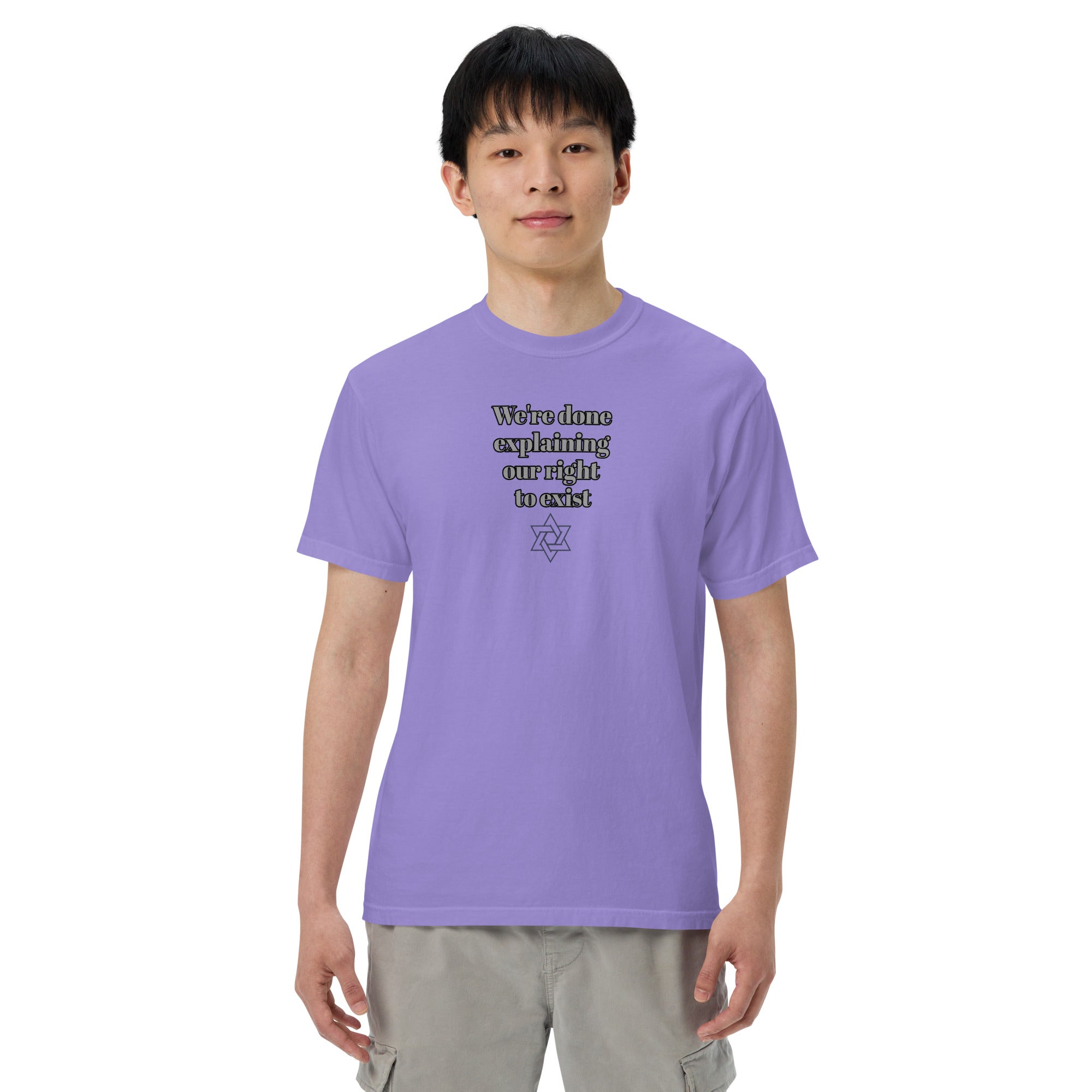 We're done heavyweight tee