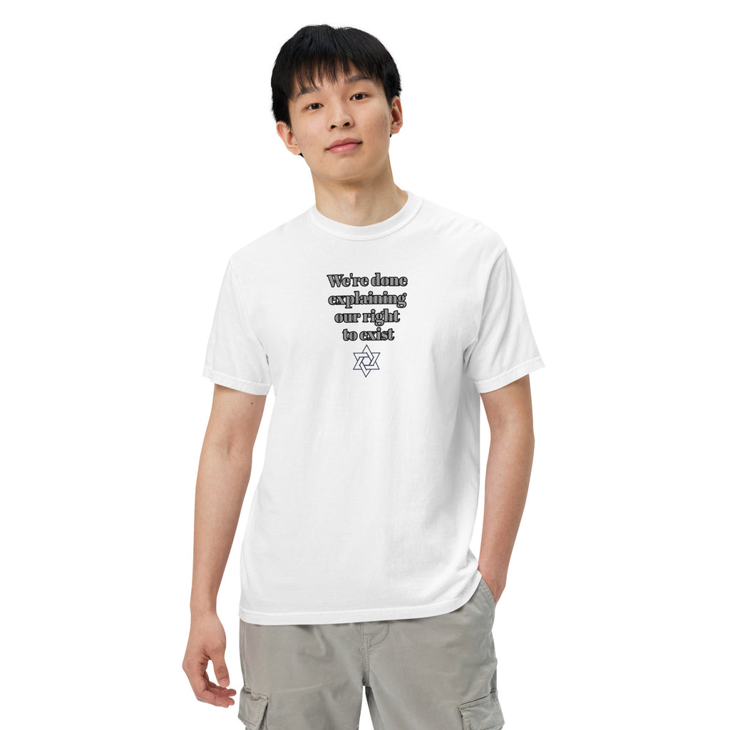 We're done heavyweight tee