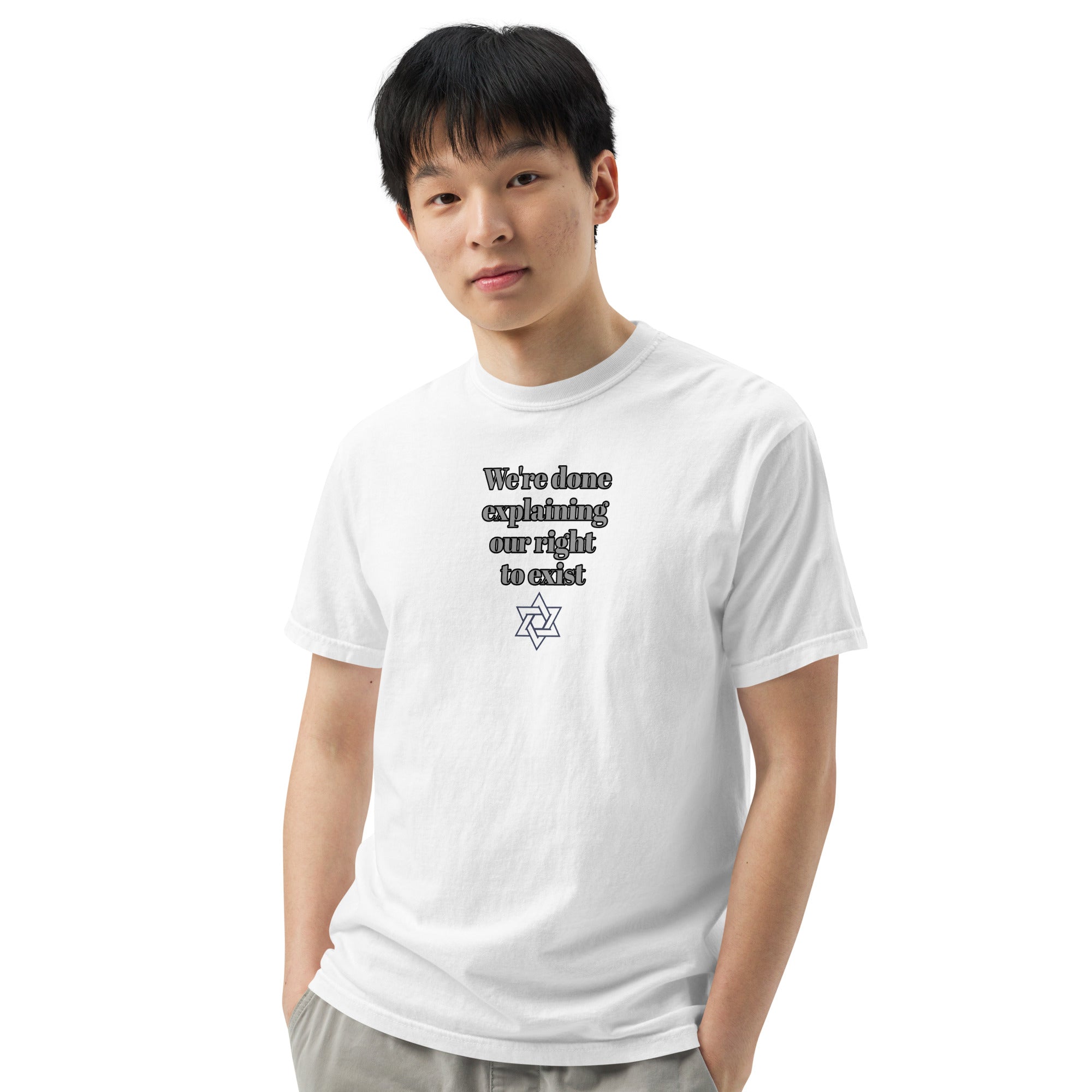 We're done heavyweight tee