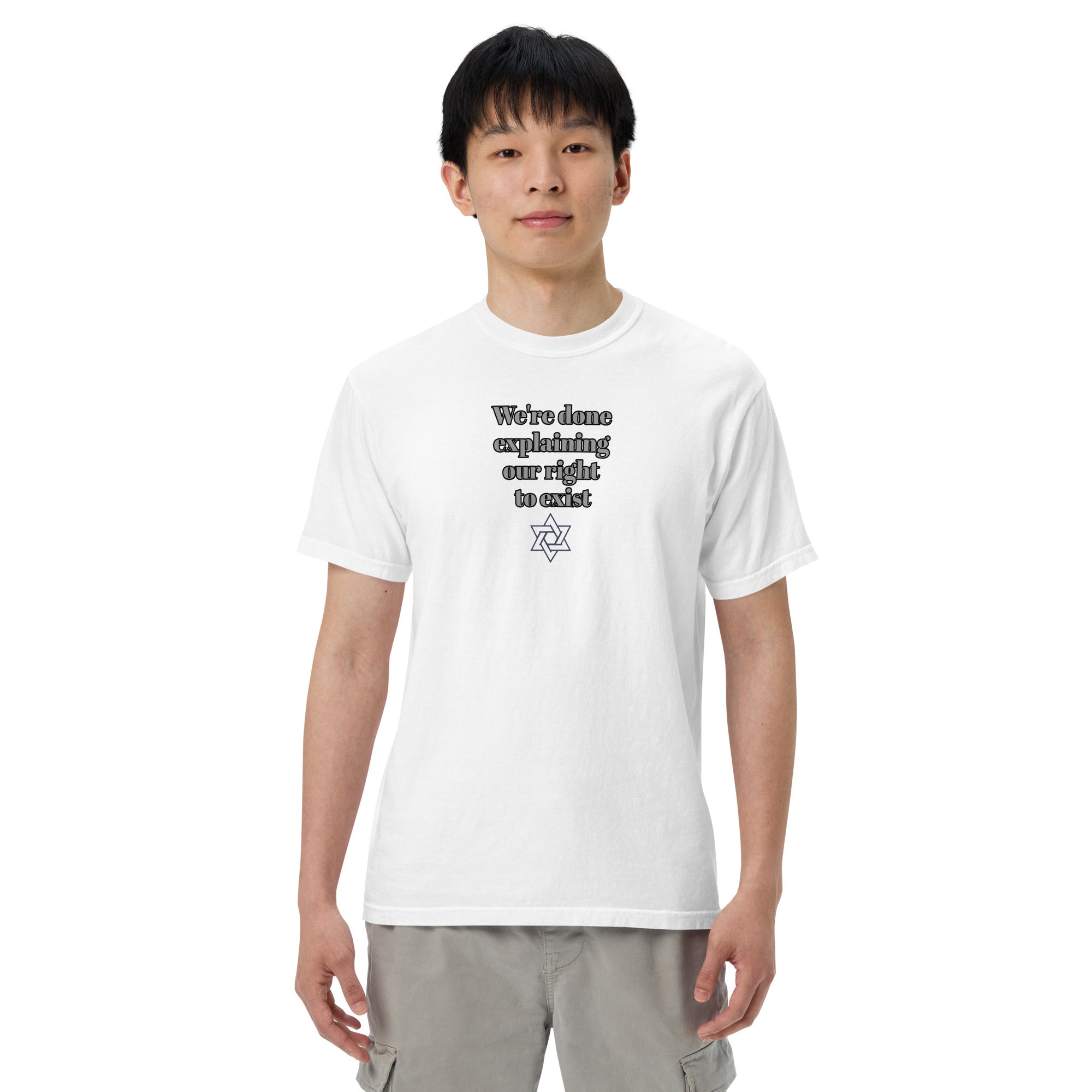 We're done heavyweight tee