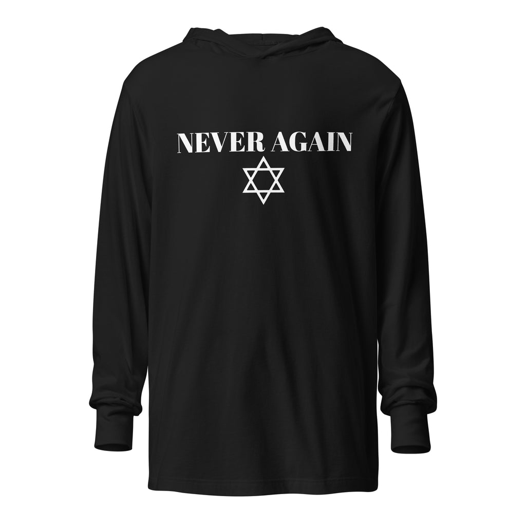 Never Again - Hooded long-sleeve tee