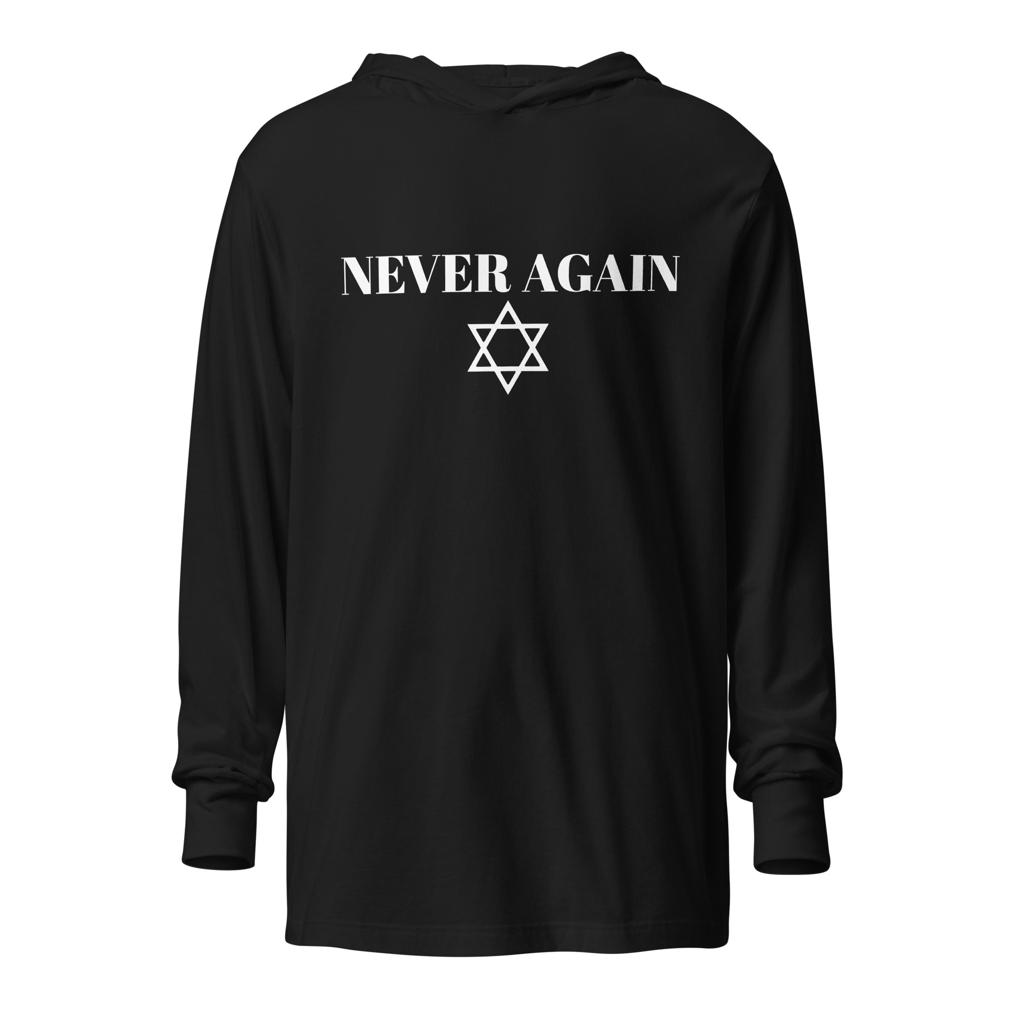 Never Again - Hooded long-sleeve tee