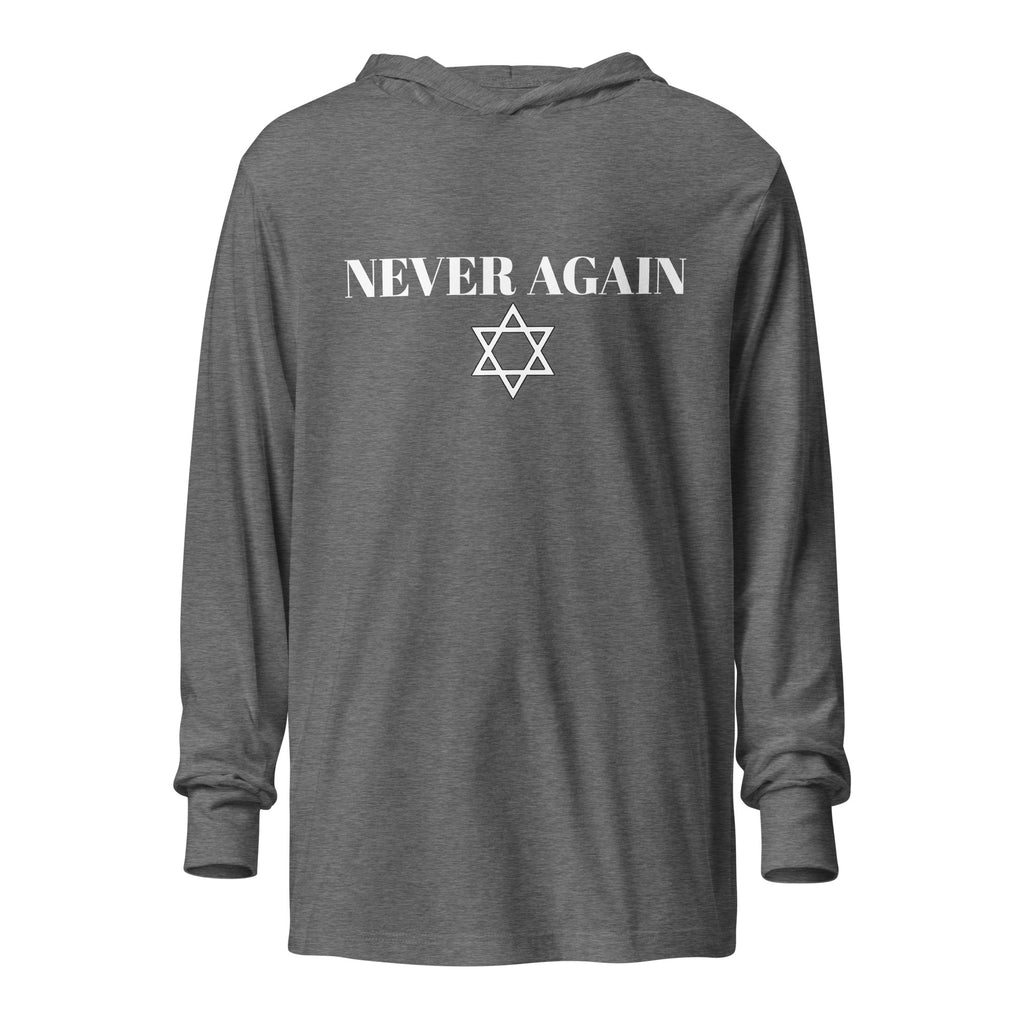 Never Again - Hooded long-sleeve tee