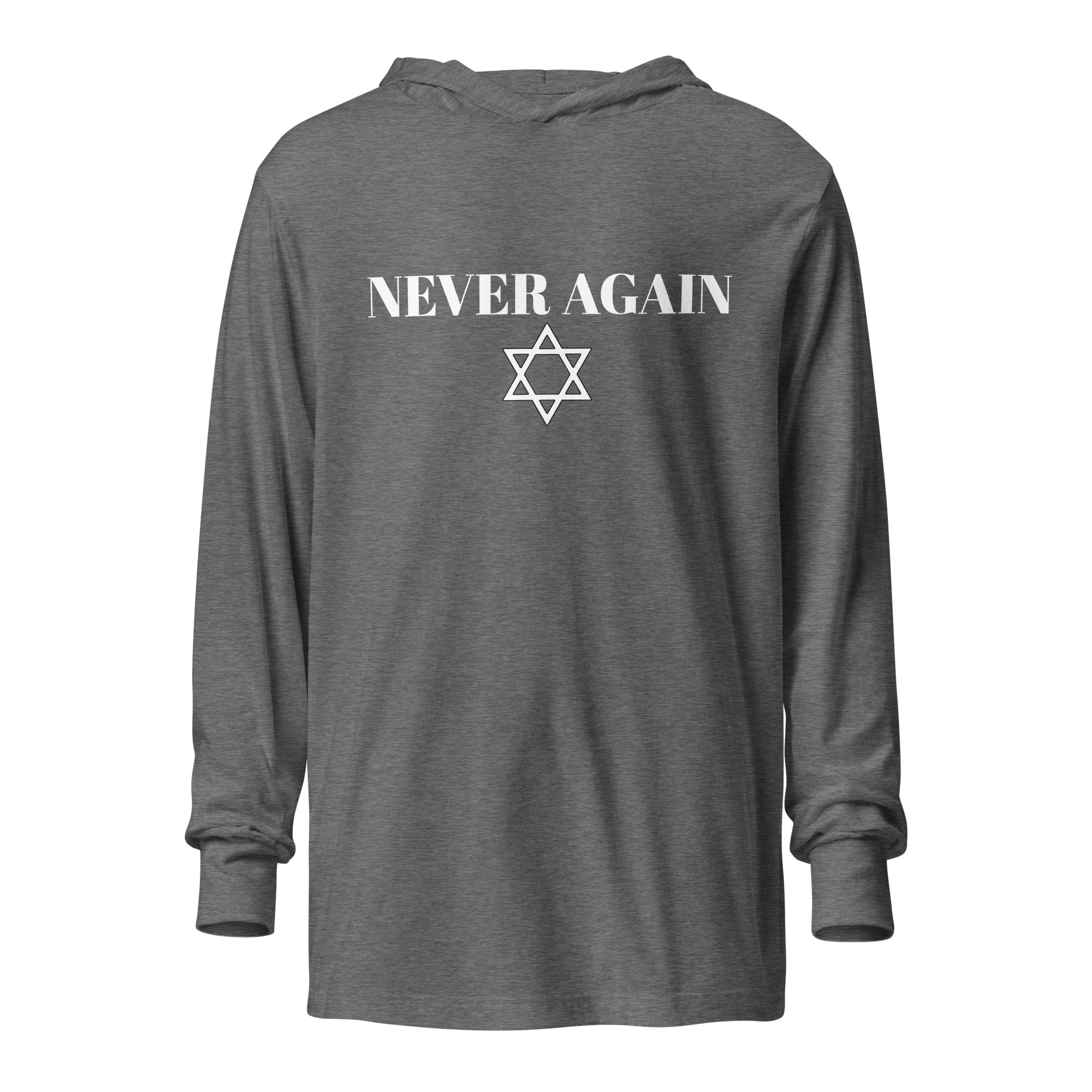 Never Again - Hooded long-sleeve tee