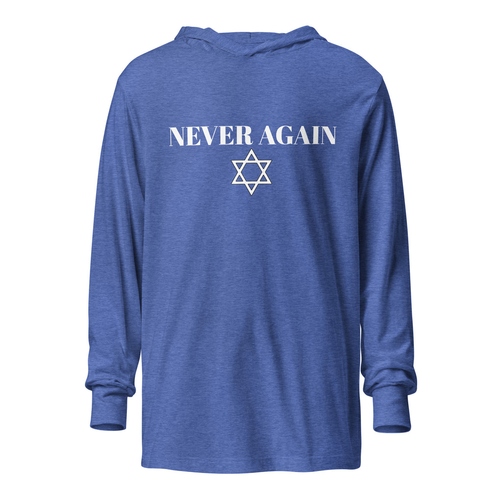 Never Again - Hooded long-sleeve tee