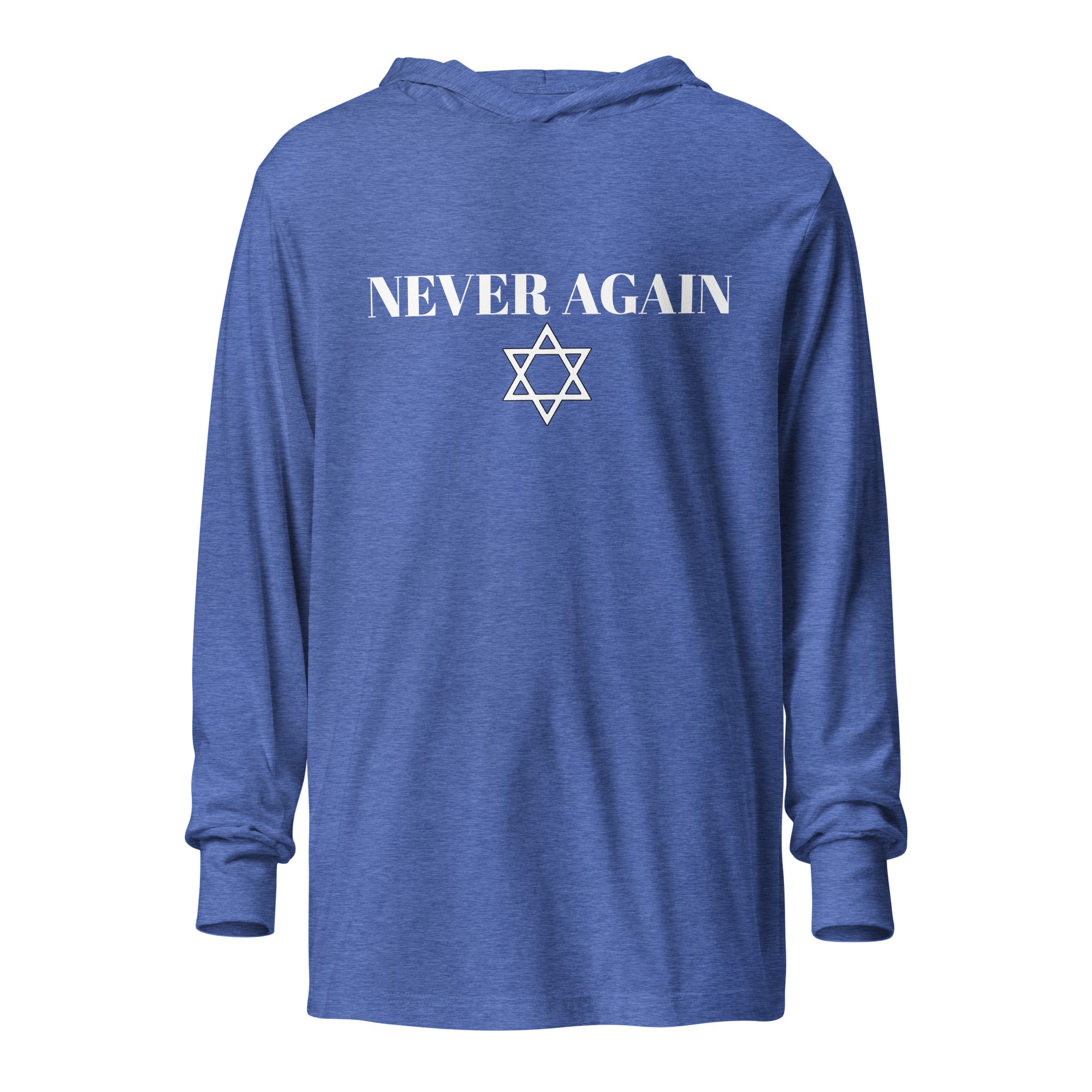Never Again - Hooded long-sleeve tee