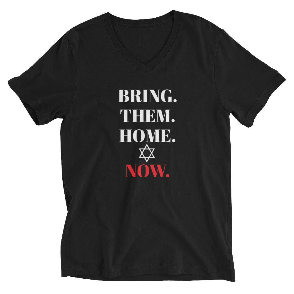 Bring Them Home Now - Unisex Short Sleeve V-Neck T-Shirt