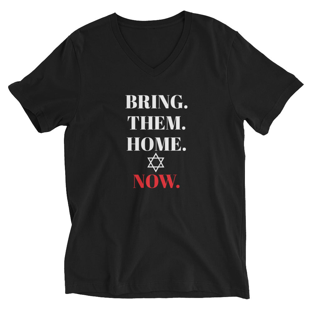 Bring Them Home Now - Unisex Short Sleeve V-Neck T-Shirt